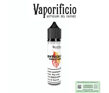 VAPORIFICIO SHOT SINGLE LEAF KENTUCKY 20 ML