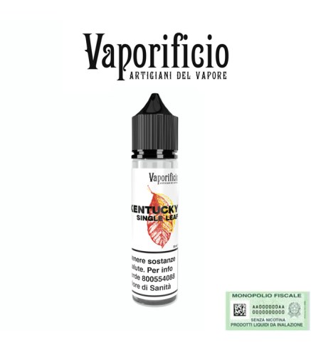 VAPORIFICIO SHOT SINGLE LEAF KENTUCKY 20 ML