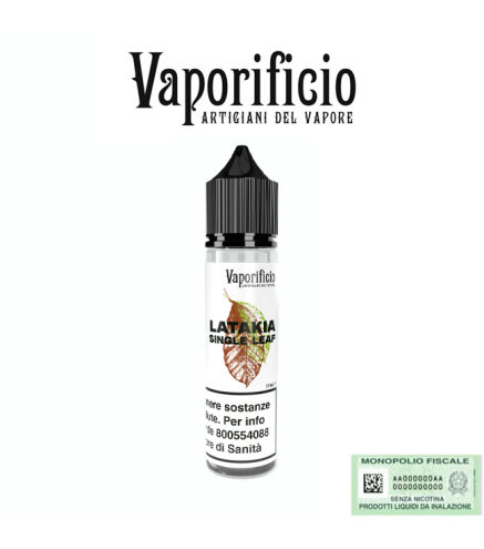 VAPORIFICIO SHOT SINGLE LEAF LATAKIA 20 ML