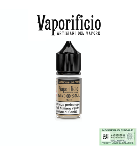 VAPORIFICIO MINI SHOT 10+10 MIND SOUL AMERICAN BLEND COFFEE 10 ML