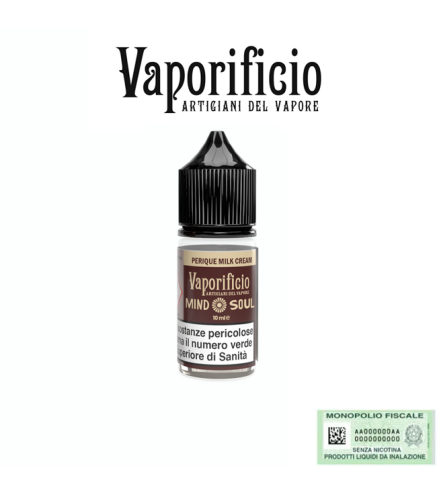 VAPORIFICIO MINI SHOT 10+10 MIND SOUL PERIQUE MILK CREAM 10 ML