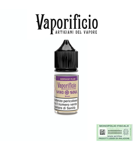 VAPORIFICIO MINI SHOT 10+10 MIND SOUL KENTUCKY PLUM 10 ML