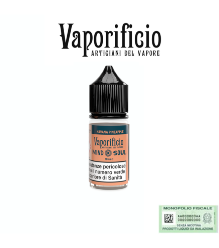 VAPORIFICIO MINI SHOT 10+10 MIND SOUL HAVANA PINEAPPLE 10 ML