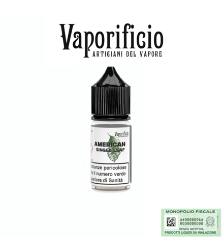 VAPORIFICIO MINI SHOT 10+10 SINGLE LEAF AMERICAN 10 ML
