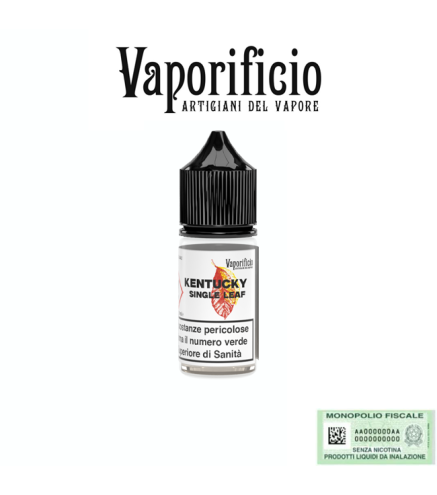 VAPORIFICIO MINI SHOT 10+10 SINGLE LEAF KENTUCKY 10 ML