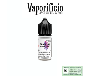 VAPORIFICIO MINI SHOT 10+10 SINGLE LEAF ORIENTAL 10 ML