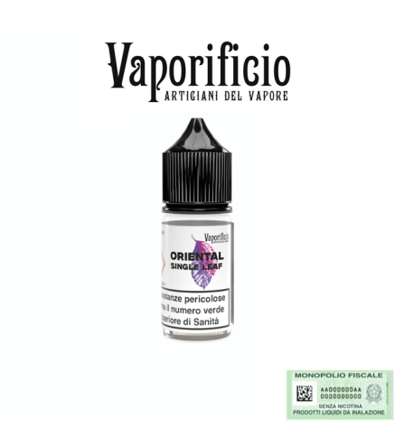 VAPORIFICIO MINI SHOT 10+10 SINGLE LEAF ORIENTAL 10 ML