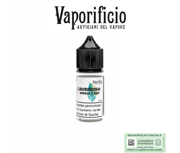 VAPORIFICIO MINI SHOT 10+10 SINGLE LEAF CAVENDISH 10 ML