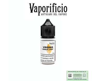 VAPORIFICIO MINI SHOT 10+10 SINGLE LEAF VIRGINIA 10 ML
