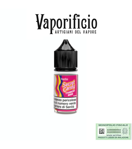 VAPORIFICIO MINI SHOT 10+10 SECRET CANDY STRAWBERRY MANGO 10 ML