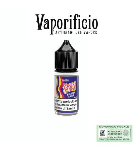 VAPORIFICIO MINI SHOT 10+10 SECRET CANDY BLUEBERRY CACTUS 10 ML