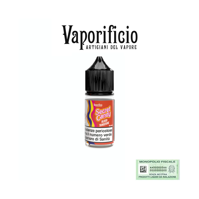 VAPORIFICIO MINI SHOT 10+10 SECRET CANDY BLOOD TANGERINE 10 ML