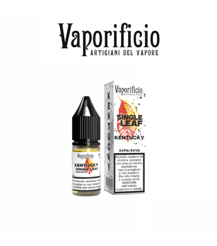 VAPORIFICIO LIQUIDO PRONTO SINGLE LEAF KENTUCKY 10 ML