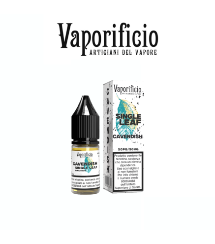 VAPORIFICIO LIQUIDO PRONTO SINGLE LEAF CAVENDISH 10 ML