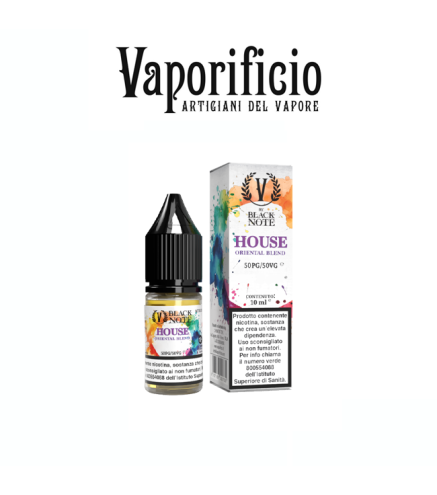 VAPORIFICIO LIQUIDO PRONTO V BY BLACK NOTE HOUSE ORIENTAL BLEND 10 ML