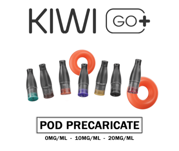 KIWI GO+ POD PRECARICATE NUOVI GUSTI 0MG/ML - 10MG/ML - 20MG/ML (2PZ)