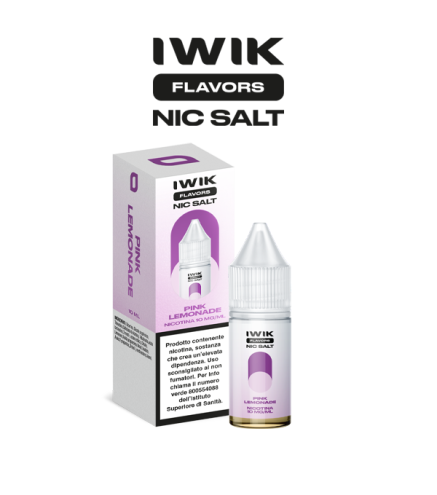 IWIK FLAVORS NIC SALT LIQUIDO PRONTO PINK LEMONADE 10 ML