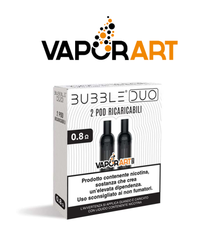 VAPORART CARTUCCE DI RICAMBIO BUBBLE DUO 0.8 OHM (2PZ)