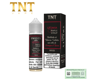 TNT VAPE MIX&VAPE TWENTY NOTES LATAKIA MAPLE SYRUP 20 ML