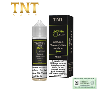 TNT VAPE MIX&VAPE TWENTY NOTES LATAKIA CEDAR 20 ML