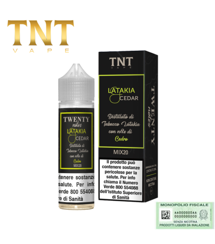 TNT VAPE MIX&VAPE TWENTY NOTES LATAKIA CEDAR 20 ML