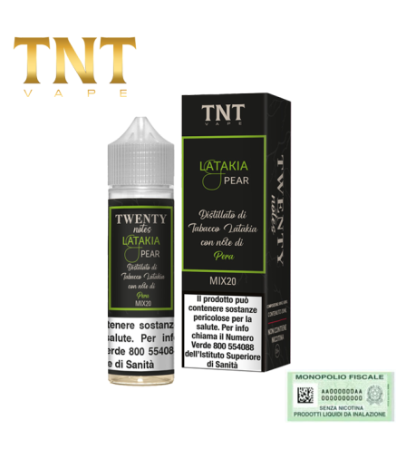 TNT VAPE MIX&VAPE TWENTY NOTES LATAKIA PEAR 20 ML