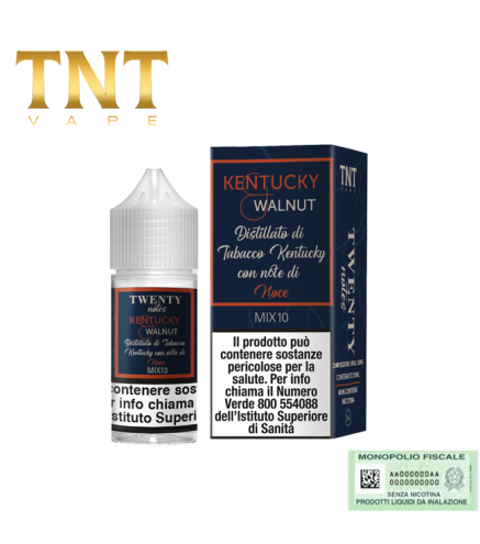 TNT VAPE MIX&VAPE 10+10 TWENTY NOTES KENTUCKY WALNUT 10 ML