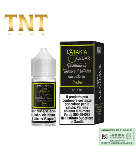TNT VAPE MIX&VAPE 10+10 TWENTY NOTES LATAKIA CEDAR 10 ML