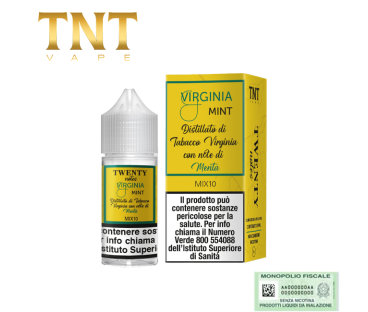 TNT VAPE MIX&VAPE 10+10 TWENTY NOTES VIRGINIA MINT 10 ML
