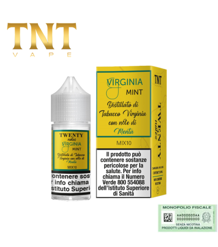 TNT VAPE MIX&VAPE 10+10 TWENTY NOTES VIRGINIA MINT 10 ML