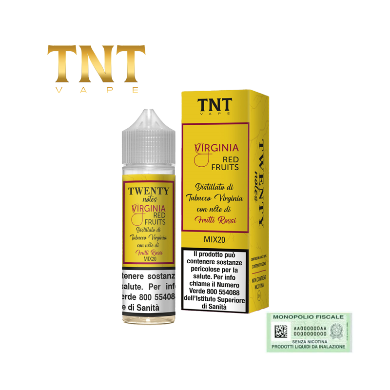TNT VAPE MIX&VAPE TWENTY NOTES VIRGINIA RED FRUITS 20 ML