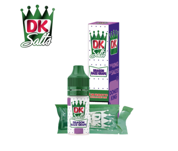 DONUT KING NIC SALT LIQUIDO PRONTO DRAGON RAZZ GRAPE 10 ML