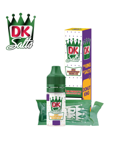 DONUT KING NIC SALT LIQUIDO PRONTO  KIWI PASSIONFRUIT GUAVA 10 ML