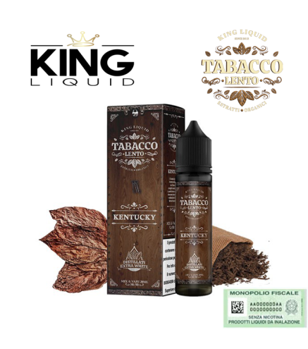 KING LIQUID MIX&VAPE TABACCO LENTO KENTUCKY 20 ML