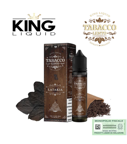 KING LIQUID MIX&VAPE TABACCO LENTO LATAKIA 20 ML