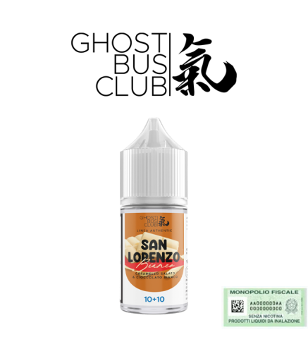 GHOST BUS CLUB MINI SHOT 10+10 SAN LORENZO BIANCO 10 ML