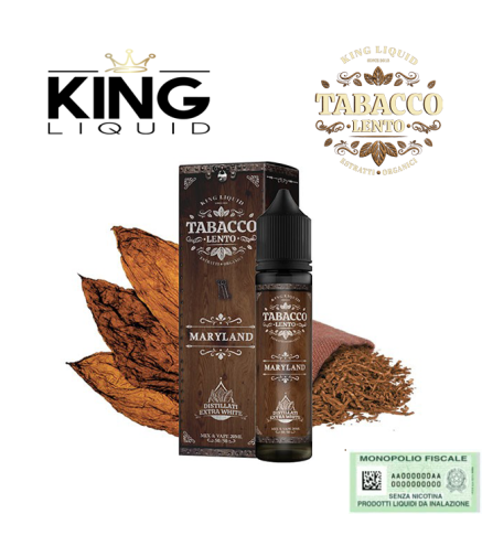 KING LIQUID MIX&VAPE TABACCO LENTO MARYLAND 20 ML