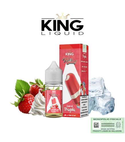 KING LIQUID MIX&VAPE 10+10 TALE & QUALE CUOR DI FRAGOLA 10 ML