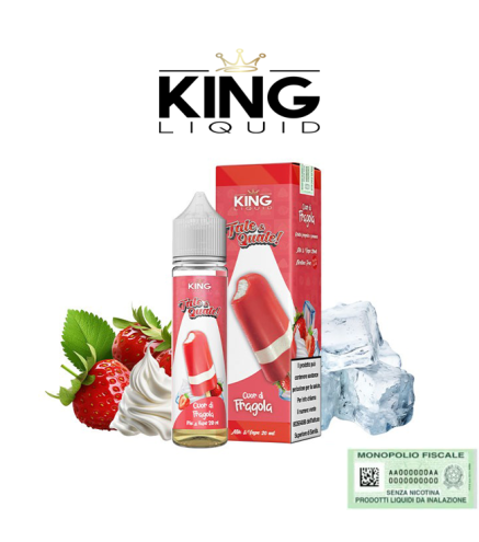 KING LIQUID MIX&VAPE TALE & QUALE CUOR DI FRAGOLA 20 ML