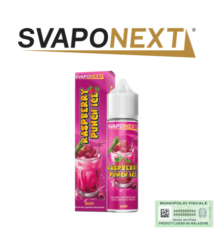 SVAPONEXT PREMIUM EDITION SHOT RASPBERRY PUNCH ICE 20 ML