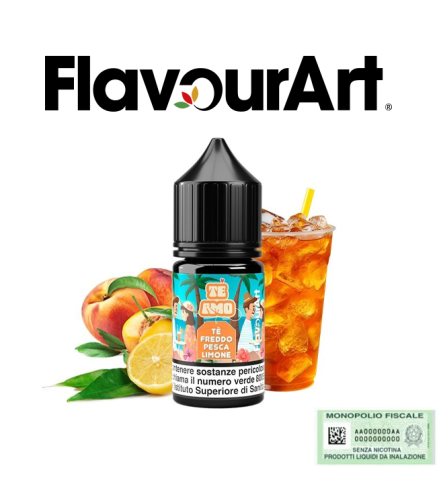 FLAVOURART MINI SHOT 10+10 TE AMO TE FREDDO PESCA LIMONE 10 ML