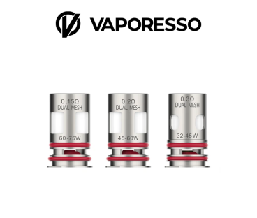 VAPORESSO COIL DI RICAMBIO GTX DUAL MESH (5PZ)