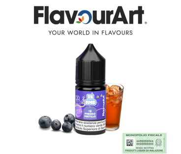 FLAVOURART MINI SHOT 10+10 TE AMO TE FREDDO MIRTILLO 10 ML