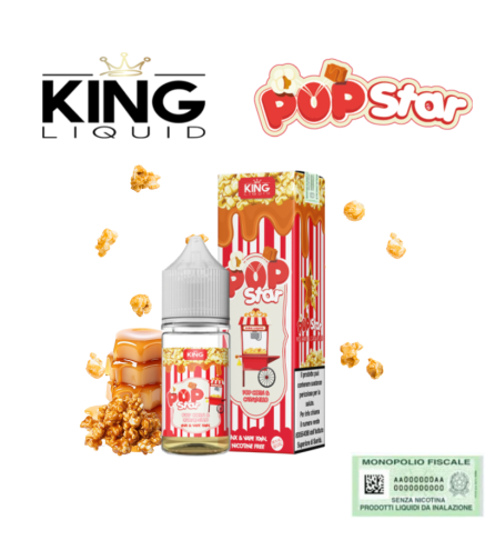 KING LIQUID MIX&VAPE 10+10 POP STAR 10 ML
