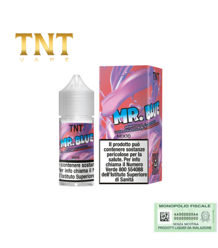 TNT VAPE MIX&VAPE 10+10 FRUITY MR. BLUE 10 ML