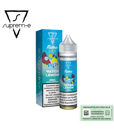 SUPREM-E SHOT FLAVOUR BAR FIZZ WATER LEMON 20 ML
