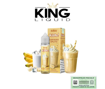 KING LIQUID MIX&VAPE MILK ME! BANANA SPLITZ 20 ML