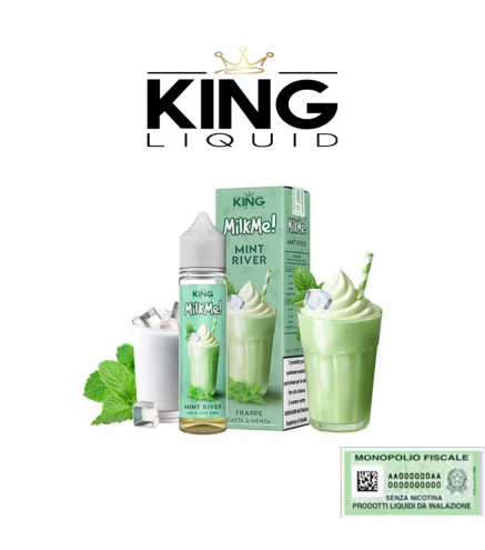 KING LIQUID MIX&VAPE MILK ME! MINT RIVER 20 ML