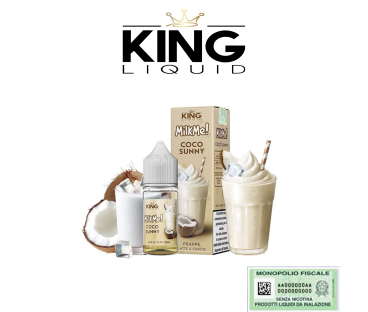 KING LIQUID MIX&VAPE 10+10 MILK ME! COCO SUNNY 10 ML