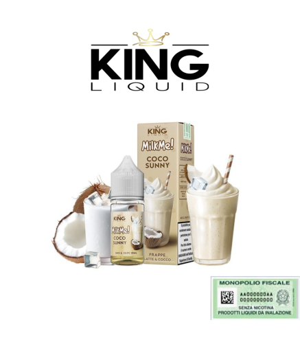 KING LIQUID MIX&VAPE 10+10 MILK ME! COCO SUNNY 10 ML